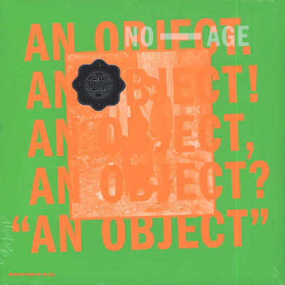 No Age - An Object [CD] [Second Hand]