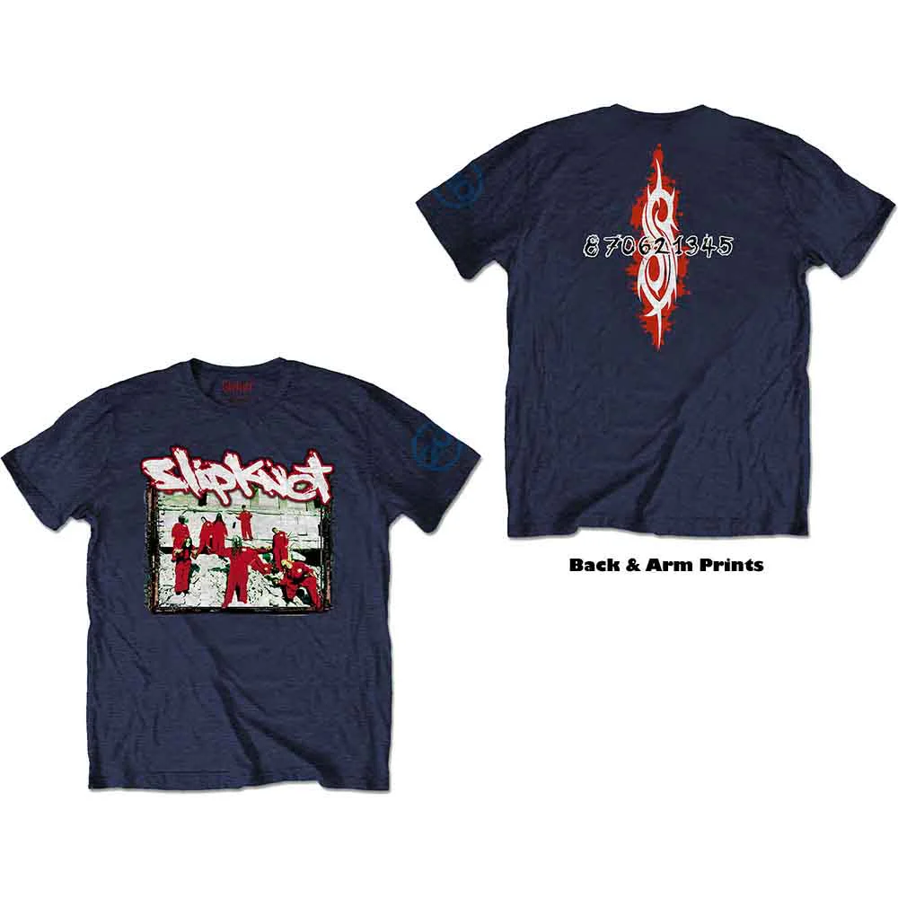 Slipknot - 20TH Ann. Red Jump Suits (Navy) Medium [T-Shirt]