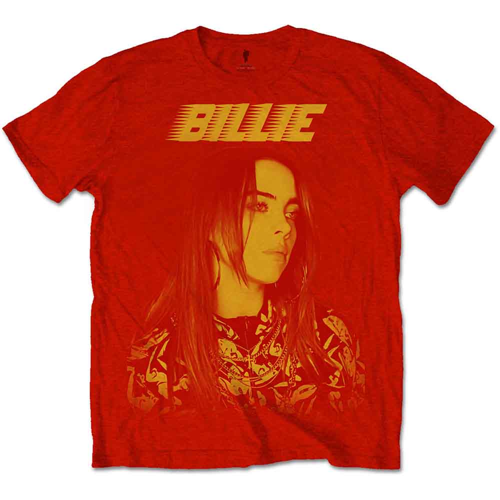 Eilish, Billie - Racer Logo Jumbo (Red) Small [T-Shirt]