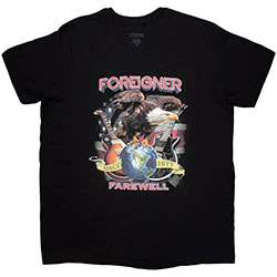 Foreigner - Farewell Eagle (Black) XL [T-Shirt]
