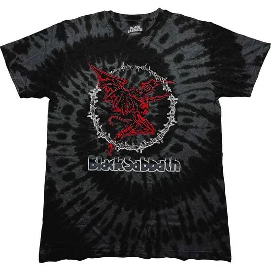 Black Sabbath - Red Henry (Black Dip-Dye) Medium [T-Shirt]