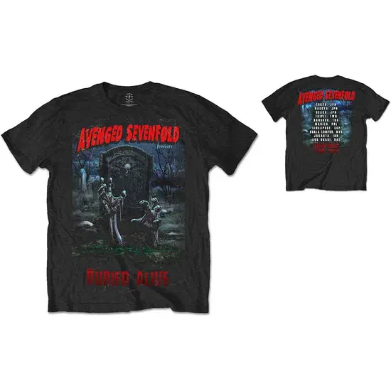 Avenged Sevenfold - Buried Alive Tour 2012 (Black) Small [T-Shirt]