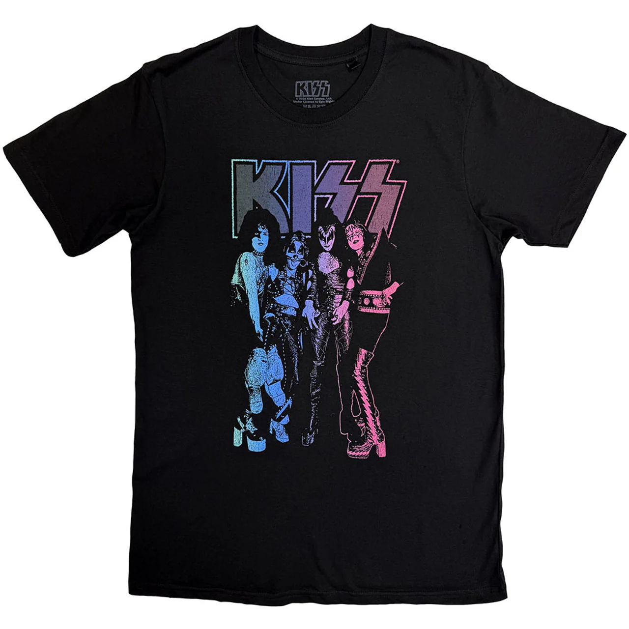 Kiss - Purple Band (Black) XL [T-Shirt]