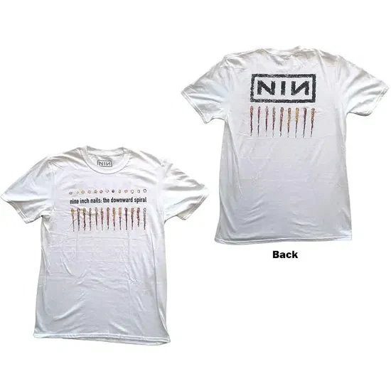 Nine Inch Nails - Downward Spiral (White) XXL [T-Shirt]