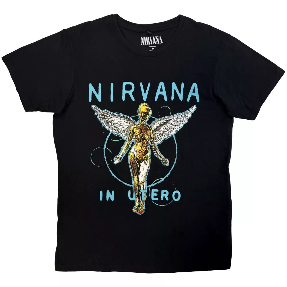 Nirvana - In Utero Neon Blue (Black) XL [T-Shirt]