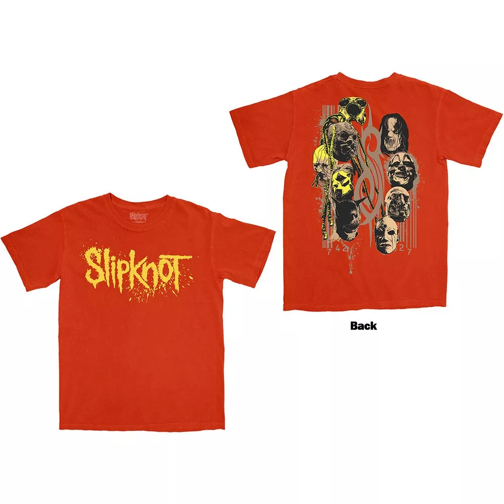 Slipknot - Splatter Logo (Orange) Small [T-Shirt]